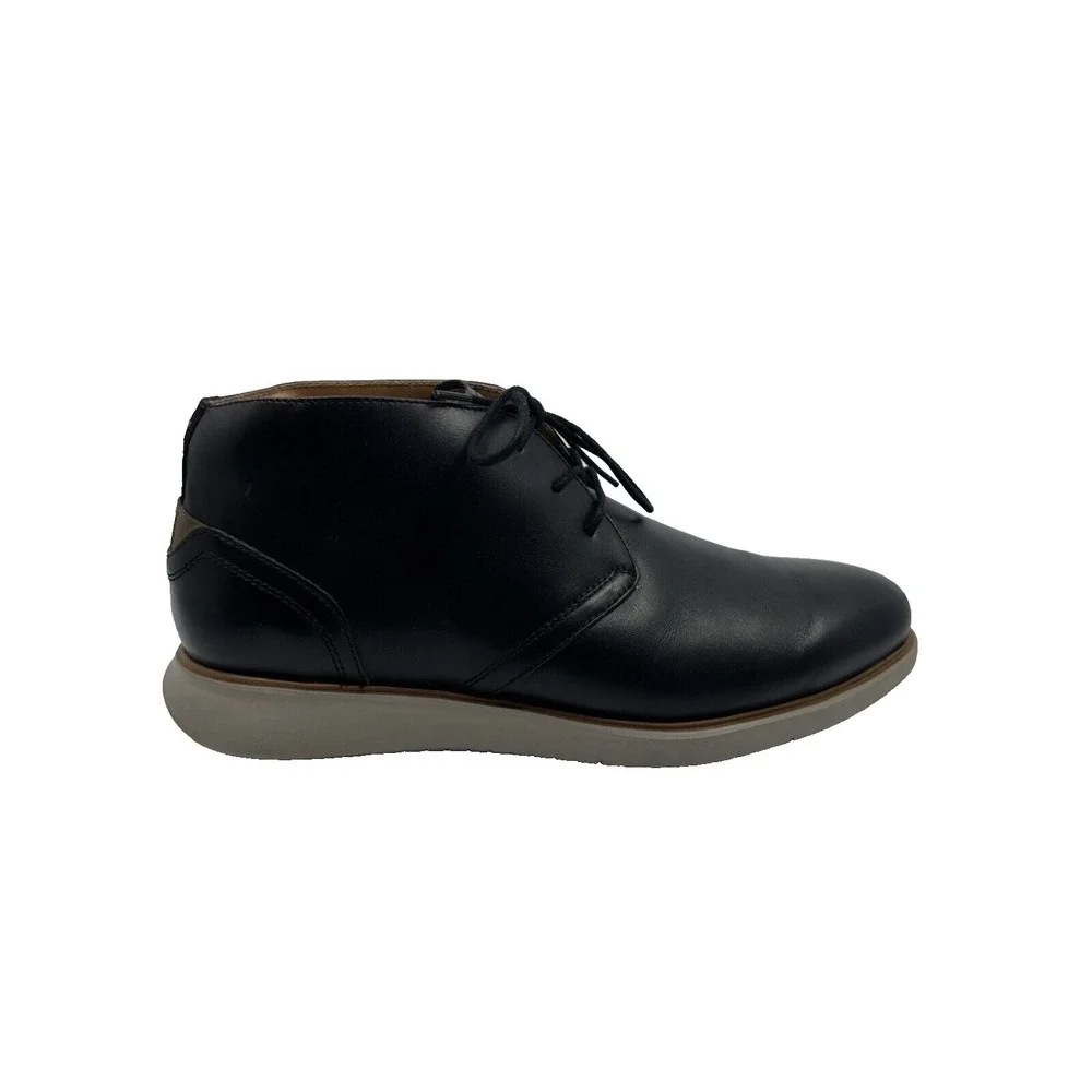 Florsheim Men's Fuel Plain Toe Chukka BT Black Boot US 10.5 14241-001 NEW OPN BX